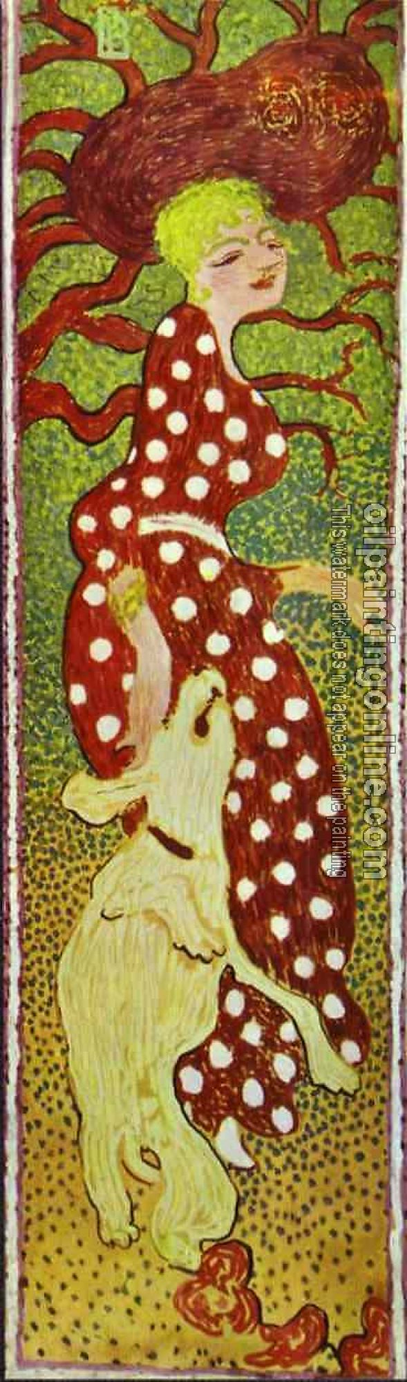Pierre Bonnard - Woman in a Polka Dot Dress